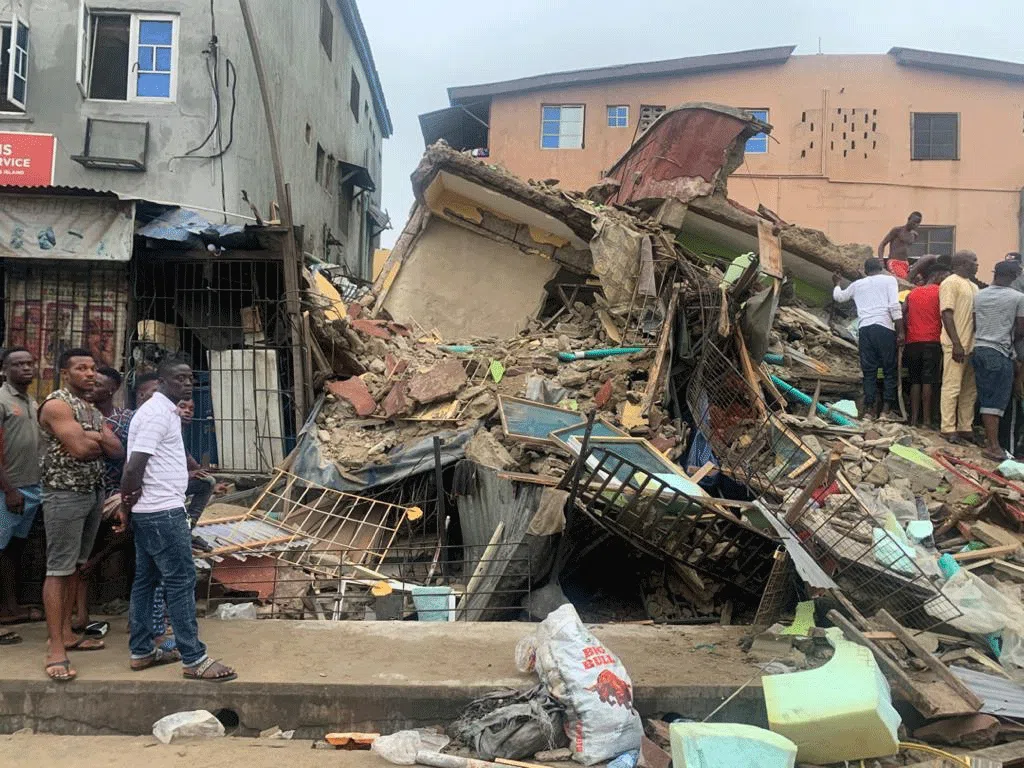 Building Collapse In Lagos Three Die